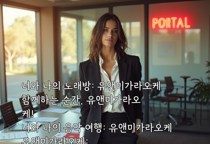 너와 나의 노래방: 유앤미가라오케
함께하는 순간, 유앤미가라오케!
너와 나의 음악 여행: 유앤미가라오케
유앤미가라오케: 잊지 못할 노래의 순간!
소중한 순간을 노래하다: 유앤미가라오케