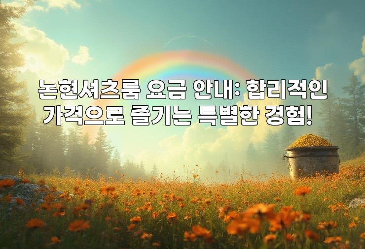 논현셔츠룸 요금 안내: 합리적인 가격으로 즐기는 특별한 경험!