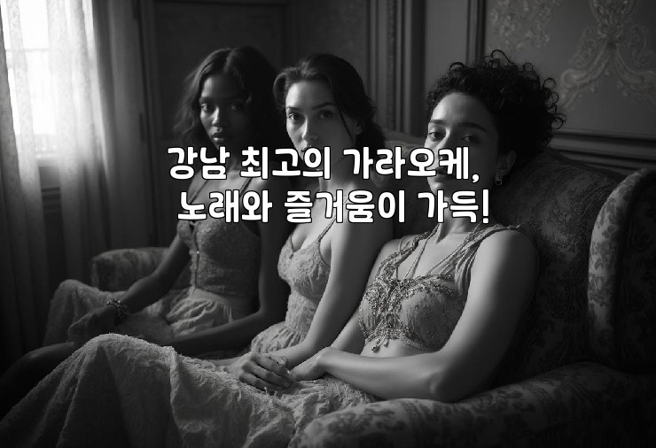 강남 최고의 가라오케, 노래와 즐거움이 가득!