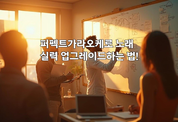 퍼펙트가라오케로 노래 실력 업그레이드하는 법!