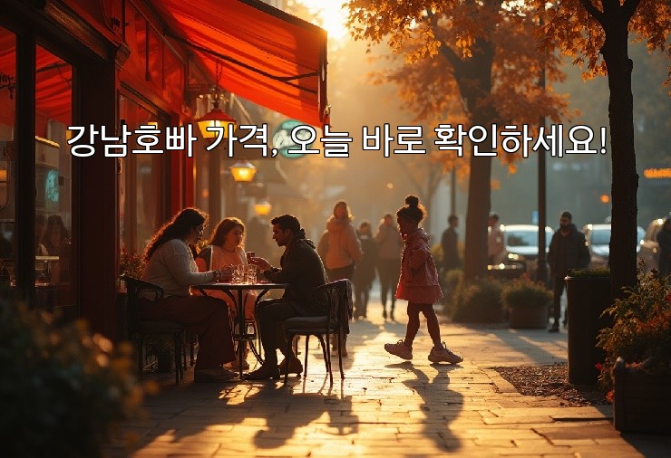 강남호빠 가격, 오늘 바로 확인하세요!